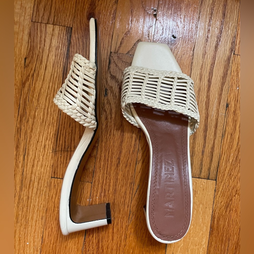 Martinez kitten heel sandals